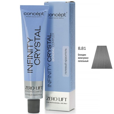 CONCEPT Infinity Crystal Гелевый полуперманентный краситель для волос 8/97 блондин сандре-коричневый 60 мл