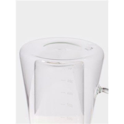 Кофеварка кемекс для кофе «Типика», 300 мл, с мерной шкалой, стекло, прозрачная