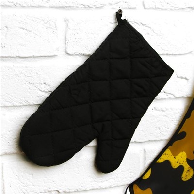 Подарочный набор кухонный «23 февраля», фартук, лопатка, молоток для мяса, прихватка