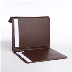 Папка для документов, формат А4, 25.5×2.5×34 см, коричневая