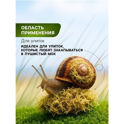 Мох сфагнум для террариумов «Рецепты дедушки Никиты» 1 л