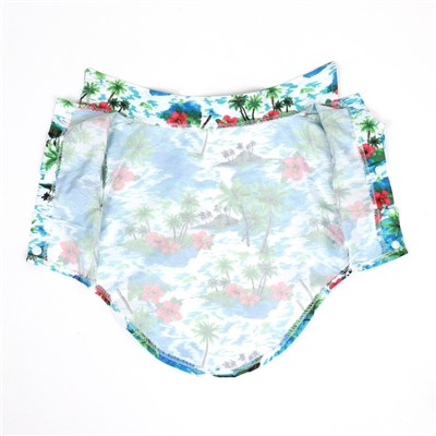 Рубашка для собак «Тропики», размер XS, ДС 20. ОГ 28, ОШ 19 см, голубая