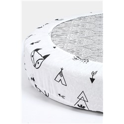 Простыня на резинке 125х75, арт ПРП-ОВ/вигвам