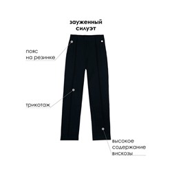 Брюки трикотажные для девочек