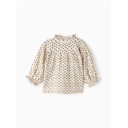 Рубашка для девочки Крошка Я, рост 86-92 см, бежевая