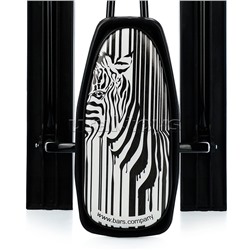 Игрушка Снегокат детский 210 "Зебра" с высокой рамой (Черная)