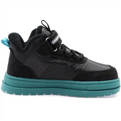 2534-18 черн/зел Ботинки деми для девочек (27-32)/8