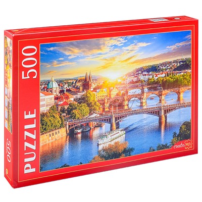 Пазлы 500 "Чехия. Рассвет под Прагой"