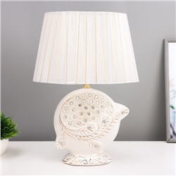 Настольная лампа «Новелла» Е14 40 Вт белый 28×40 см RISALUX