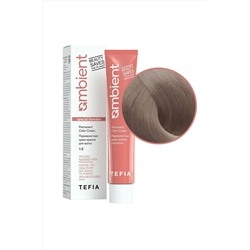 TEFIA Ambient 1018 Перманентная крем-краска для волос / Специальный блондин пепельно-коричневый, 60 мл KRISTALLER, 1136682
