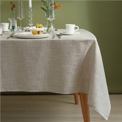 Скатерть «Доляна. Душевная кухня», 146×180 см, 50% хлопок, 50% п/э, рогожка 158 г/м²