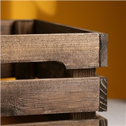 Подарочный ящик, 30×20×14.5 см, деревянный, цвет палисандр