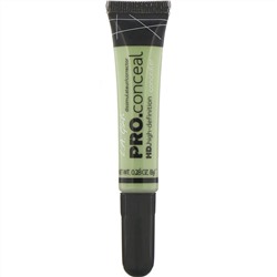 L.A. Girl, Консилер Pro Conceal HD Concealer, зеленый корректор, 8 г