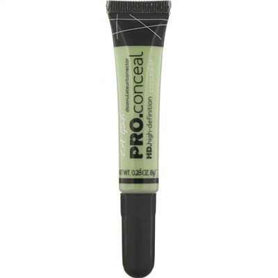 L.A. Girl, Консилер Pro Conceal HD Concealer, зеленый корректор, 8 г