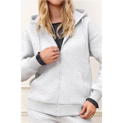 Женский костюм из футера с начесом Happyfox