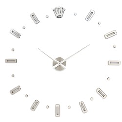 Часы настенные интерьерные, 3d «Соломон», наклейка, большие, d=120 см