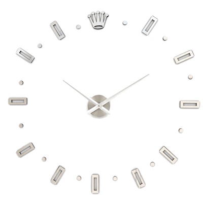 Часы настенные интерьерные, 3d «Соломон», наклейка, большие, d=120 см