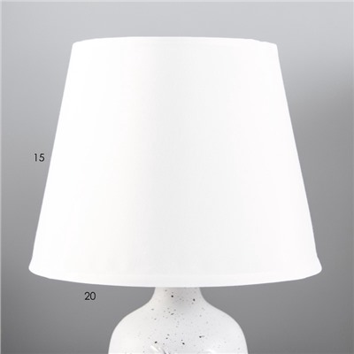 Настольная лампа RISALUX «Ананас», Е14, 40 Вт, серый/серебро, 20×20×32 см