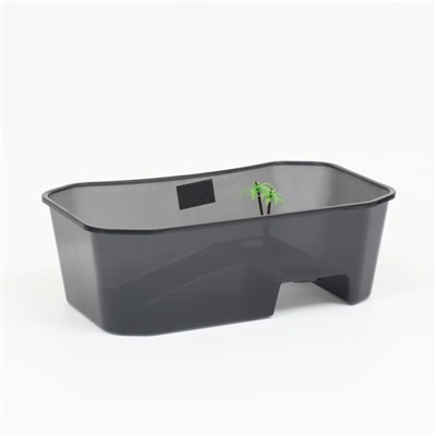 Отсадник для черепах, 40×24.5×13 см, пластик, чёрный