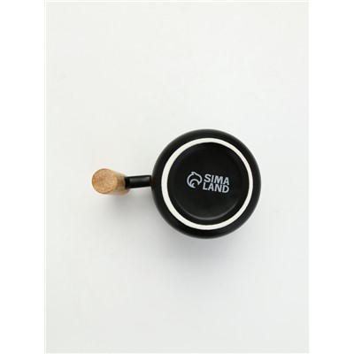 Кружка керамическая «Всегда есть время», 400 мл, деревянная ручка