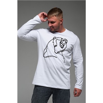 8534 Футболка с длинным рукавом мужская