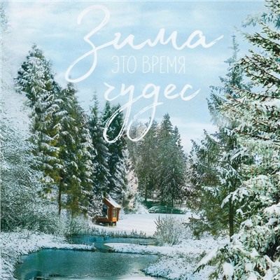 Полотенце «Этель» Зимняя сказка 40×70 см, 100% хл, саржа 190 г/м²