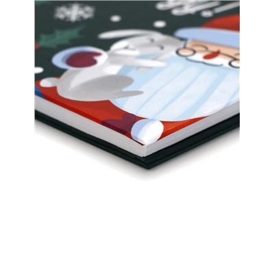 Подарочный набор новогодний, ежедневник А5, 80 листов, термостакан 350 мл «Чудо случится»