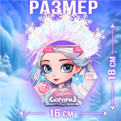 Новогодний подарочный набор «Вау сюрприз», принцесса