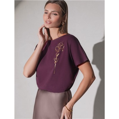 VILATTE Футболка D49.133