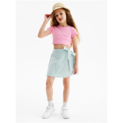 Юбка-шорты для девочки MINAKU, цвет мятный, рост 122 см