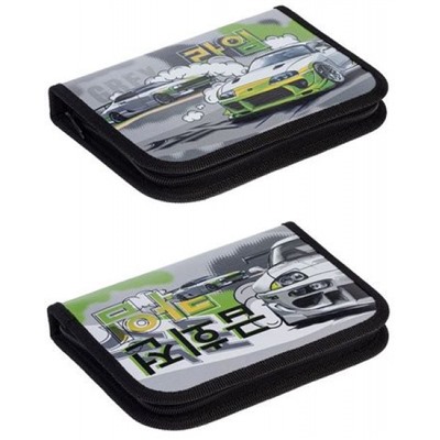 Пенал 2-х ств. 190х130 мм "Гоночные легенды" с табл.умножения (089044) 44064 Хатбер