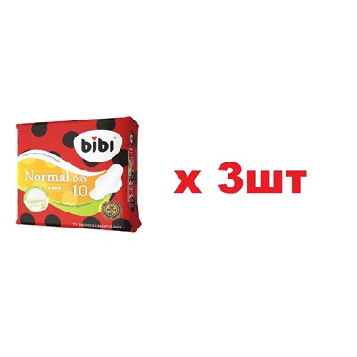 Bibi Прокладки гигиенические Normal Dry ультратонкие 10шт 3шт