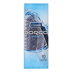 Станок для бритья одноразовый DORCO TD-708 (10 шт.) (аналог Жиллетт-2), TD 708-10P