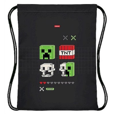 Сумка для сменной обуви 33х42 см "Пиксель бум" 1 отделение (093908) 18050 Хатбер