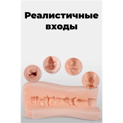 Мастурбатор-вагина Beata-2 с функциями всасывания и вибрации