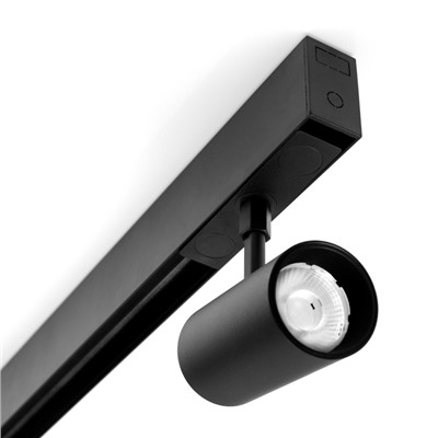 Шинопровод магнитный трековый ULTRA «Слим-100», 2-жильный, чёрный, 100 см