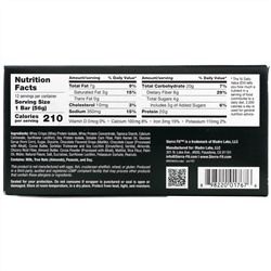 Sierra Fit, протеиновые чипсы, батончики с шоколадной крошкой, 12 батончиков, 56 г (1,98 унции) каждый