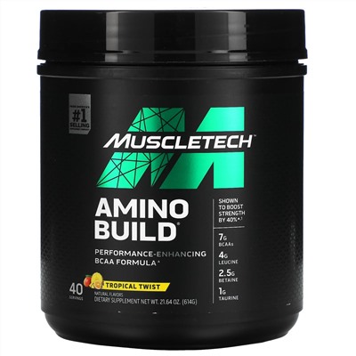 Muscletech, Amino Build, Tropical Twist, 51.64 oz (614 g)