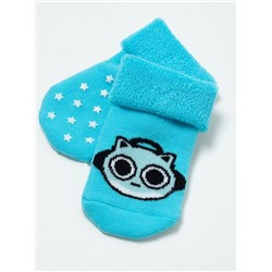 Теплые CONTE-KIDS SOF-TIKI Махровые носки с отворотом и антискользящей стопой