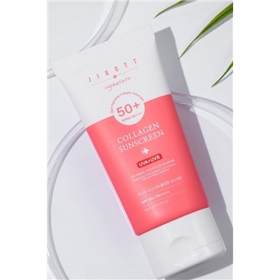Jigott Крем для лица солнцезащитный с коллагеном / Signature Collagen Sunscreen SPF50+ PA++++, 70 мл KRISTALLER, 1132994