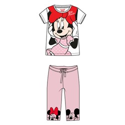 Комплект трикотажный для девочек: фуфайка (футболка), бриджи