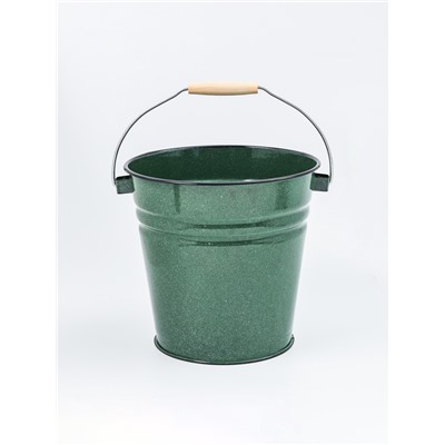 УЦЕНКА Ведро,12 л, без крышки, зелёное, с зерном