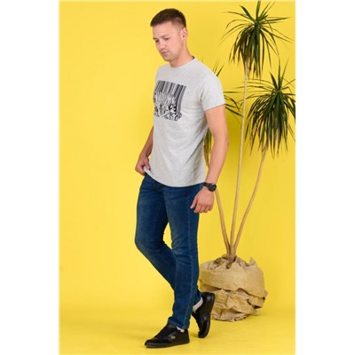 Футболка 24837 (Серый меланж)