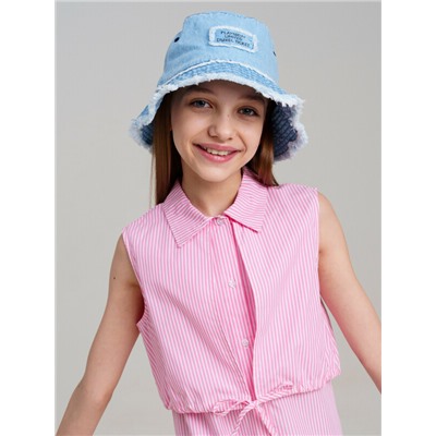 Панама текстильная для девочек