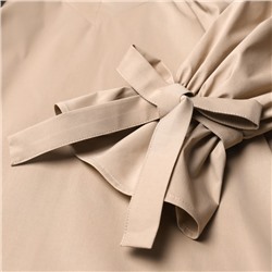 Блузка женская с лентами MIST, размер 44, бежевая