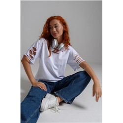 7475 Футболка женская (Белый)