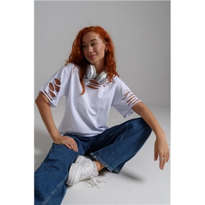 7475 Футболка женская (Белый)