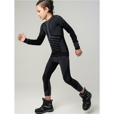 Термокомплект трикот. для мальчиков: фуфайка с длин.рук, брюки укороченные