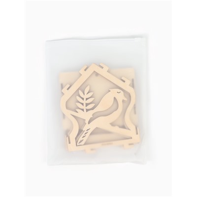 Деревянный скворечник - кормушка для птиц «Птица»