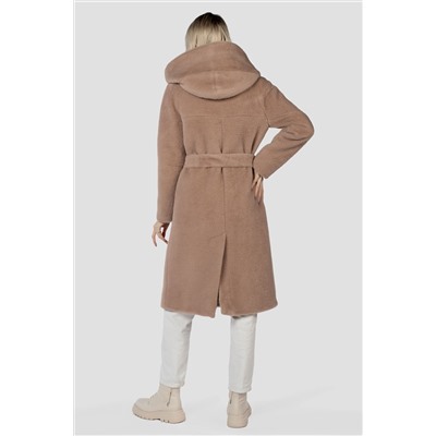 02-3221 Пальто женское утепленное (пояс)